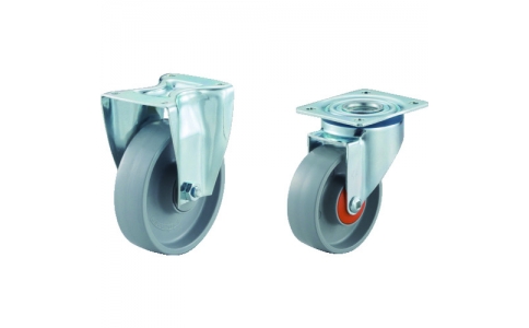 スガツネ工業（株）  LKE-125N-K-RF  スガツネ工業　（２０００３４３４０）ＬＫＥ－１２５Ｎ－Ｋ－ＲＦＲＦＩＤタグ内蔵キャスター