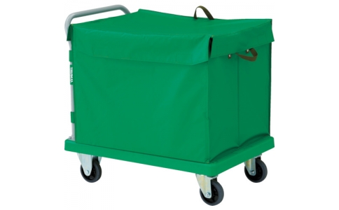 トラスコ中山（株）  TP-702-THB  ＴＲＵＳＣＯ　樹脂台車　グランカート　蓋付ハンドトラックボックス付　７１８Ｘ４６８