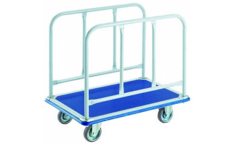 トラスコ中山（株）  110N  ＴＲＵＳＣＯ　プレス製台車　ドンキーカート　サイドハンドル　７４０Ｘ４８０