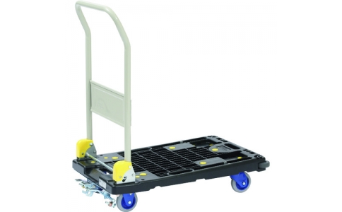 金沢車輛（株）  NP-206GS  金沢　環境静音中型樹脂台車　フットブレーキ付