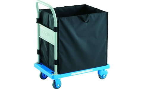 トラスコ中山（株）  TPX-702-CHBA  ＴＲＵＳＣＯ　樹脂台車　グランカートサイレント　ＣＨＢハンドトラックボックス付　７１８Ｘ４６８