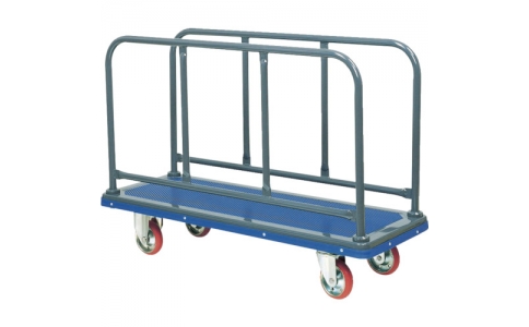 （株）石川製作所  410  アイケー　プレス製運搬車　長尺ハンドル台車