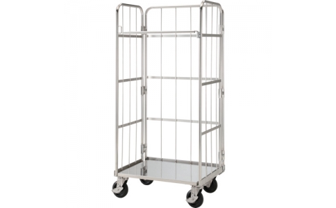 トラスコ中山（株）  THT-S1C  ＴＲＵＳＣＯ　オールステンレスハイテナー　８００Ｘ６００Ｘ１７００