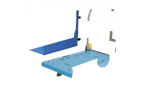 金沢車輛（株）  NP-307DSL  金沢　屋外用収納ボックス付大型樹脂台車ノーパンクタイヤ仕様