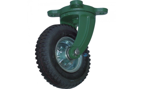 トラスコ中山（株）  OARJ-223  ＴＲＵＳＣＯ　鋼鉄製運搬車用空気タイヤ　鋳物金具自在Φ２２３（２．５０－４）