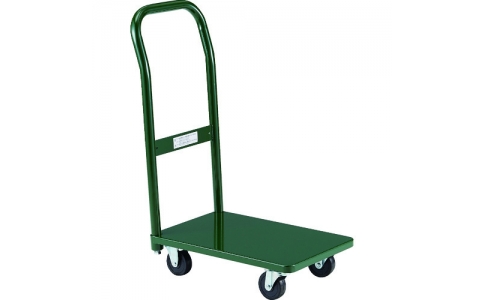 トラスコ中山（株）  PH-4530  ＴＲＵＳＣＯ　小型鋼鉄製運搬車　４５４Ｘ３００　Φ７５プレス車