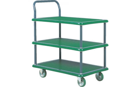 トラスコ中山（株）  308SD  ＴＲＵＳＣＯ　エコ運搬車　３段片袖型　９１５Ｘ６１５