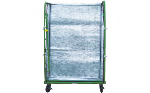 菊地シート工業（株）  CSIN1100S0170  菊地　カゴ車用オプション　両面アルミ蒸着カバーシート（内側セット用）