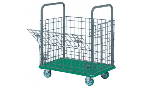 トラスコ中山（株）  207SD  ＴＲＵＳＣＯ　エコ運搬車　金網付　８１５Ｘ５１５