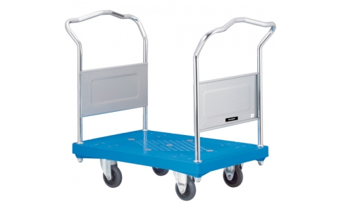 花岡車輛（株）  UPA-LD-GS-AC  ダンディ　ダンディＰシリーズ　タイプＰＡ　固定両ハンドル式　サイレントキャスター　抗ウイルスハンドル仕様　Ｗ９０５×Ｄ６０５