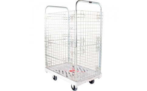 花岡車輛（株）  XA-BWH-AC  ダンディ　ダンディＸシリーズ　タイプＸＡ　高カゴ台車　抗ウイルスハンドル仕様　Ｗ９３５×Ｄ６０５