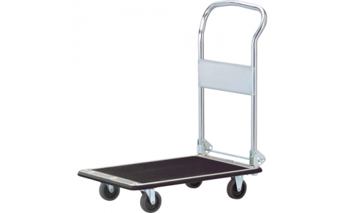 花岡車輛（株）  UDLE-DX-AC  ダンディ　スチール台車　ダンディシリーズＥＣＯ　タイプＤＬＥ　折りたたみハンドル式　抗ウイルスハンドル仕様　Ｗ７１０×Ｄ４５０