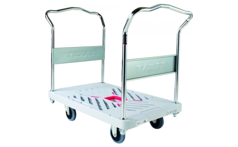 花岡車輛（株）  UXA-LD  ダンディ　プラスチック台車　ダンディＸシリーズ　タイプＸＡ　固定両ハンドル式　Ｗ９３５×Ｄ６０５