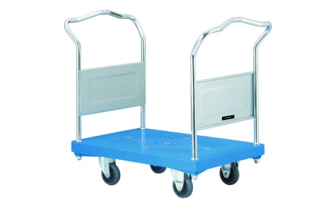 花岡車輛（株）  UPA-LD  ダンディ　プラスチック台車　ダンディＰシリーズ　タイプＰＡ　固定両ハンドル式　Ｗ９０５×Ｄ６０５