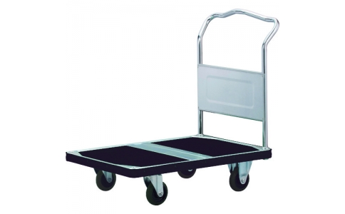 花岡車輛（株）  UDAE-LS-GS  ダンディ　スチール台車　ダンディシリーズＥＣＯ　タイプＤＡＥ　固定ハンドル式　サイレントキャスター仕様　Ｗ９００ＸＤ６００