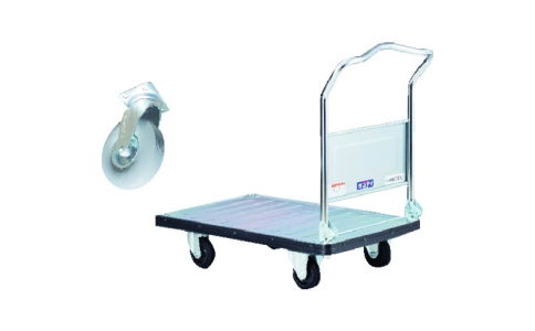 花岡車輛（株）  UDA-LSC-AP180  ダンディ　スチール台車　ダンディＤシリーズ　タイプＤＡ　折りたたみハンドル式　悪路用エアータイヤ仕様　Ｗ９００ＸＤ６００