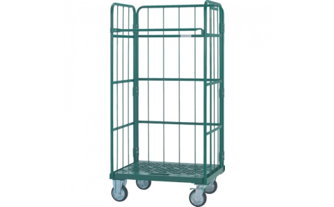 トラスコ中山（株）  THT-XJ13A  ＴＲＵＳＣＯ　ハイテナー省音型　１１００Ｘ８００Ｘ１４５０　直進仕様　樹脂底板