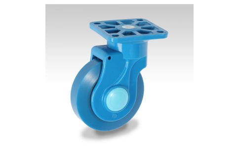 （株）カナツー  RP-CUO(S)130  カナツー　静音ウレタン自在車輪１３０パイ