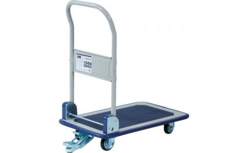 トラスコ中山（株）  150FHS  ＴＲＵＳＣＯ　プレス製台車　折りたたみ式　７４０Ｘ４６０　Ｓ付