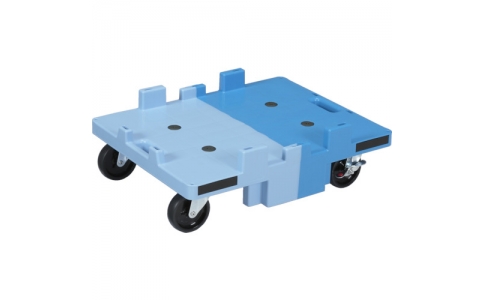 三甲（株）  SK-802463-01-BLBLL  サンコー　折りたたみコンテナー用台車　８０２４６３　サンキャリー５６４１ブルー／ライトブルー