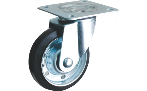 トラスコ中山（株）  100JC  ＴＲＵＳＣＯ　プレス製台車用キャスターΦ１００　自在