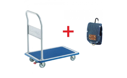 トラスコ中山（株）  302NSCP  ＴＲＵＳＣＯ　ドンキーカート　固定式９１５×６１５　Ｓ付　景品付