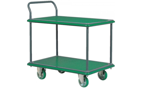 トラスコ中山（株）  204SD  ＴＲＵＳＣＯ　エコ運搬車　２段片袖型　８１５Ｘ５１５