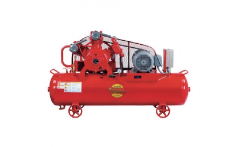 （株）富士コンプレッサー製作所  W-110MT（50HZ）  富士　汎用空冷二段圧縮コンプレッサ　５０Ｈｚ