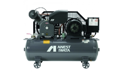 アネスト岩田（株）  TFP110CF-10M5  アネスト岩田　レシプロコンプレッサ（タンクマウント・オイルフリータイプ）５０Ｈｚ