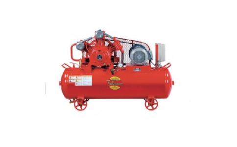 （株）富士コンプレッサー製作所  W-75MT（50HZ）  富士　汎用空冷二段圧縮コンプレッサ　５０Ｈｚ