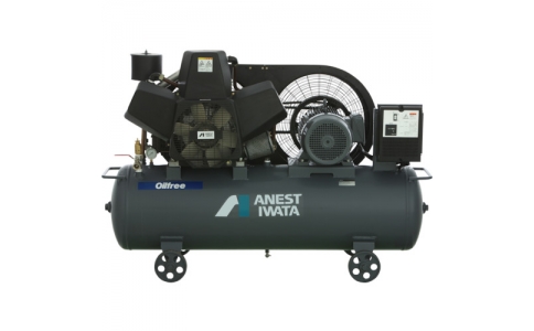 アネスト岩田（株）  TFP75C-10-M6  アネスト岩田　オイルフリーレシプロコンプレッサ７．５ｋＷ　６０Ｈｚ