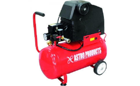 （株）ワールドツール  2004000007784  アストロプロダクツ　オイルレス　エアコンプレッサー　２５Ｌ　ＲＥＤ