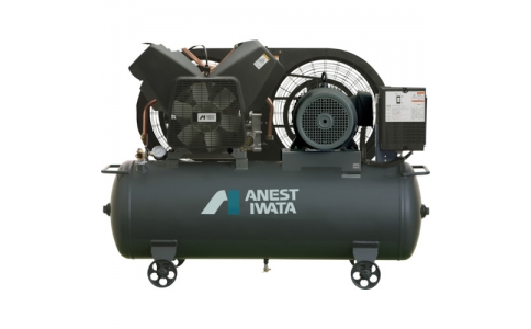 アネスト岩田（株）  TFP55C-10-M6  アネスト岩田　オイルフリーレシプロコンプレッサ５．５ｋＷ　６０Ｈｚ