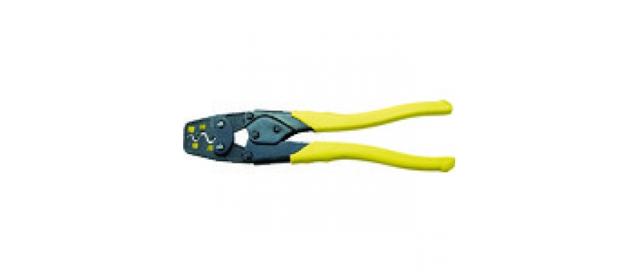 TRUSCO TCP-280 crimping tool for E-shaped ring sleeve, total length 277mm