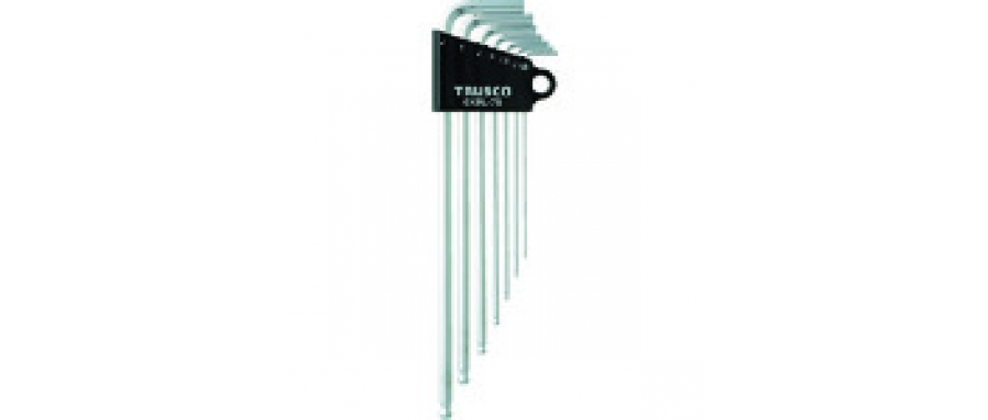 TRUSCO GXBL-7S GXBL-8S GXBL-9S Ball Point Hexagonal Bar Wrench (Long Type) Set