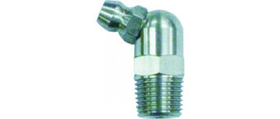 TRUSCO  TGNBS-R1/8 grease nipple SUS type B R1/8 2 pieces