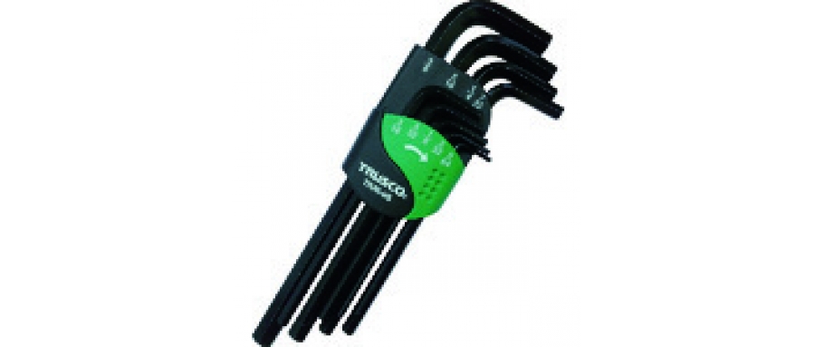 TRUSCO TRRI-9S TRRI-13S Hexagonal Bar Wrench (inch Size) Set