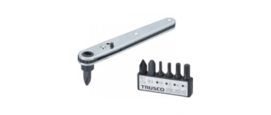 TRUSCO TRD-417 Offset Ratchet Driver 7 Bits