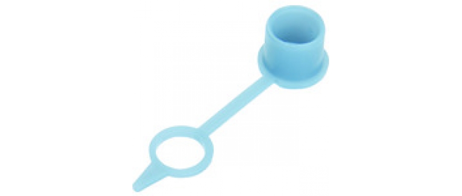 TRUSCO TGN-CAP Grease Nipple Cap Gray 10pcs