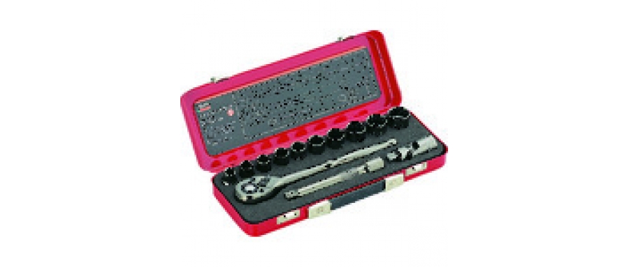 TRUSCO TSW4-13S TSW4-16S TSW4-24S TSW4-25S socket wrench set (12-square type) insertion angle 12.7mm