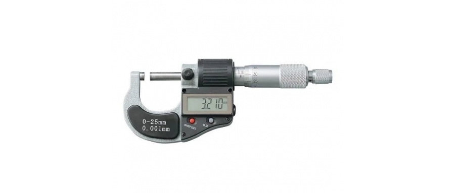 AS ONE  DM025 Digital Micrometer (Measurement Range 0 to 25mm)　