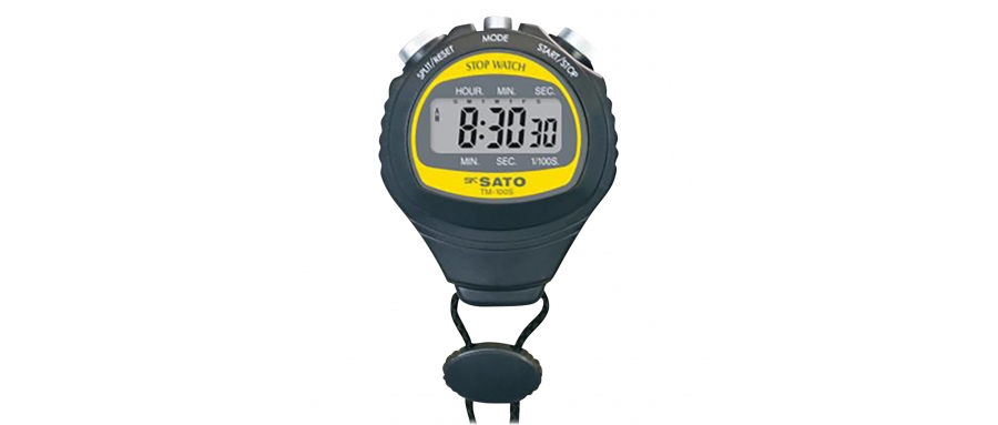 AS ONE  TM-100S  Digital Stopwatch Calibration Certaificate　