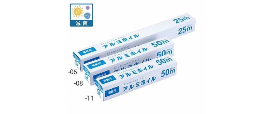 AS ONE  Aluminum Foil 300 mm x 13 Um x 25 m Sterilized　