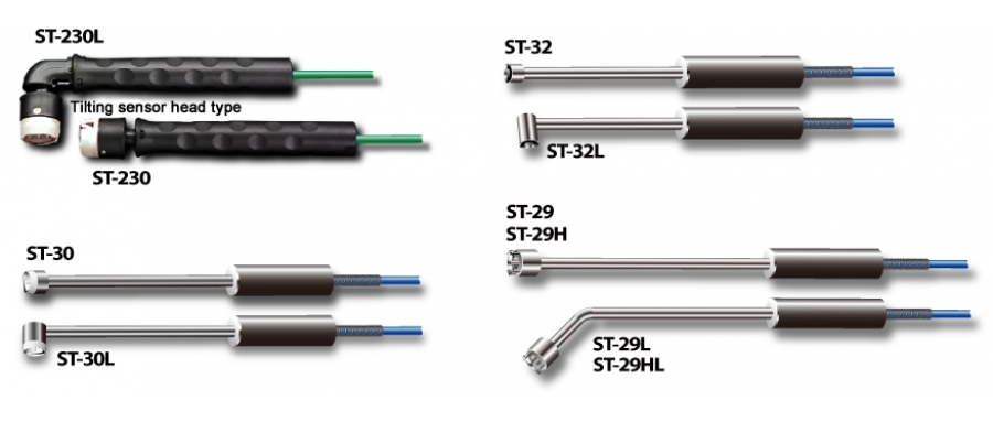 RKC  ST-230 / ST-230L ST-30 / ST-30L ST-29 / ST-29L ST-29H / ST-29HL Handheld temperature sensors (for stationary surface)