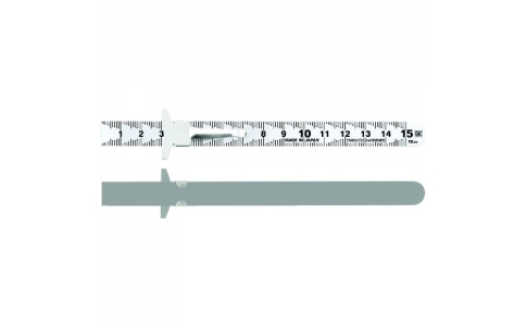 新潟精機（株）  SVC-15KD  ＳＫ　クリップスケール快段目盛　１５ｃｍ