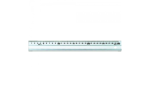 シンワ測定（株）  65331  シンワ　アルミ製スケールアル助３００ｍｍスベリ止付