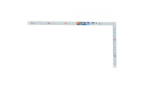 シンワ測定（株）  11109  シンワ　曲尺同厚　ホワイト　５０ｃｍ／１尺５寸　併用目盛　名作