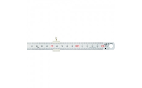 シンワ測定（株）  76751  シンワ　直尺１５０ｍｍストッパー付