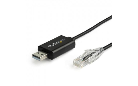 ＳＴＡＲＴＥＣＨ．ＣＯＭ社  ICUSBROLLOVR  スターテック　Ｃｉｓｃｏコンソールロールオーバーケーブル／ＵＳＢ－Ａ　－　ＲＪ４５　（Ｍ－Ｍ）／１．８ｍ