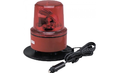 ユニット（株）  883-10  ユニット　車載用中型パワーＬＥＤ回転灯赤マグネット　ＤＣ２４Ｖ